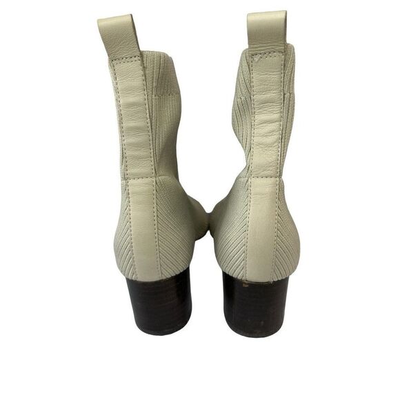 Everlane The Glove Boot Women Size 11 Ribbed Knit Ankle Boots Bone - Picture 10 of 12